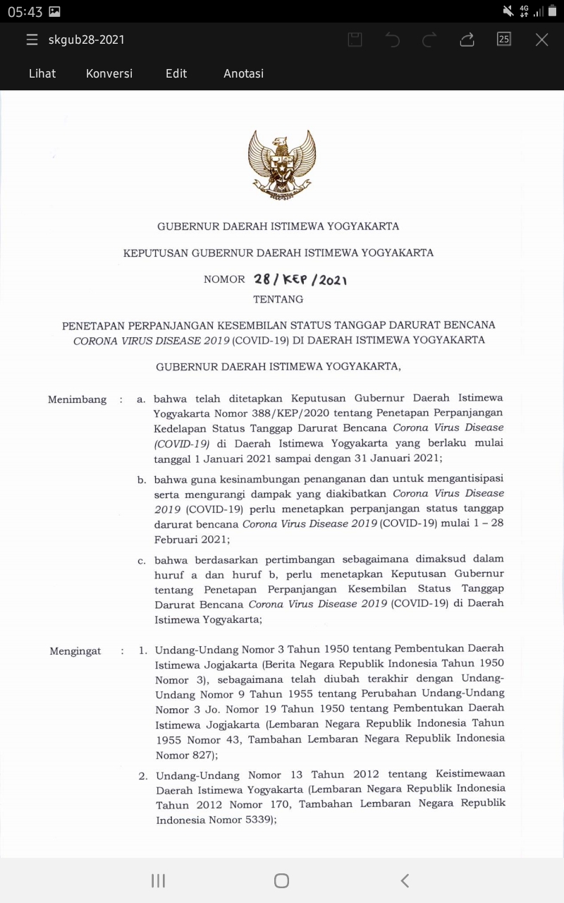 PPKM Diperpanjang Sampai Akhir Februari